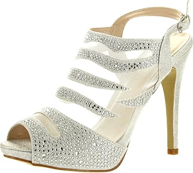 amazon silver dress shoes