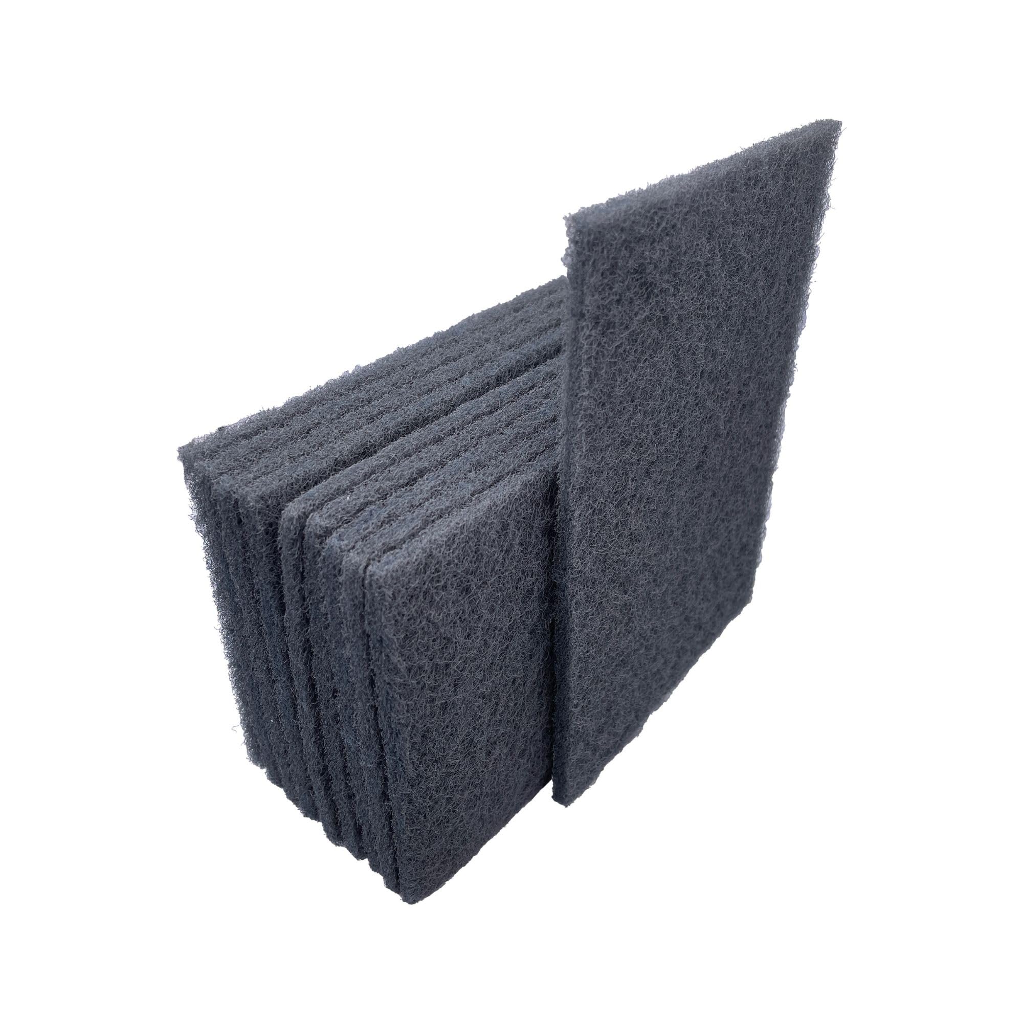 VSM 401255 Abrasive Hand Pad, 6" x 9", Ultra Fine, Gray (Pack of 10)