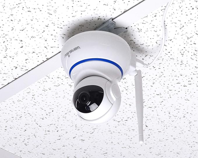 ALZO Suspended Drop Ceiling Mount for WiFi IP Security Pet Camera, Baby Monitor