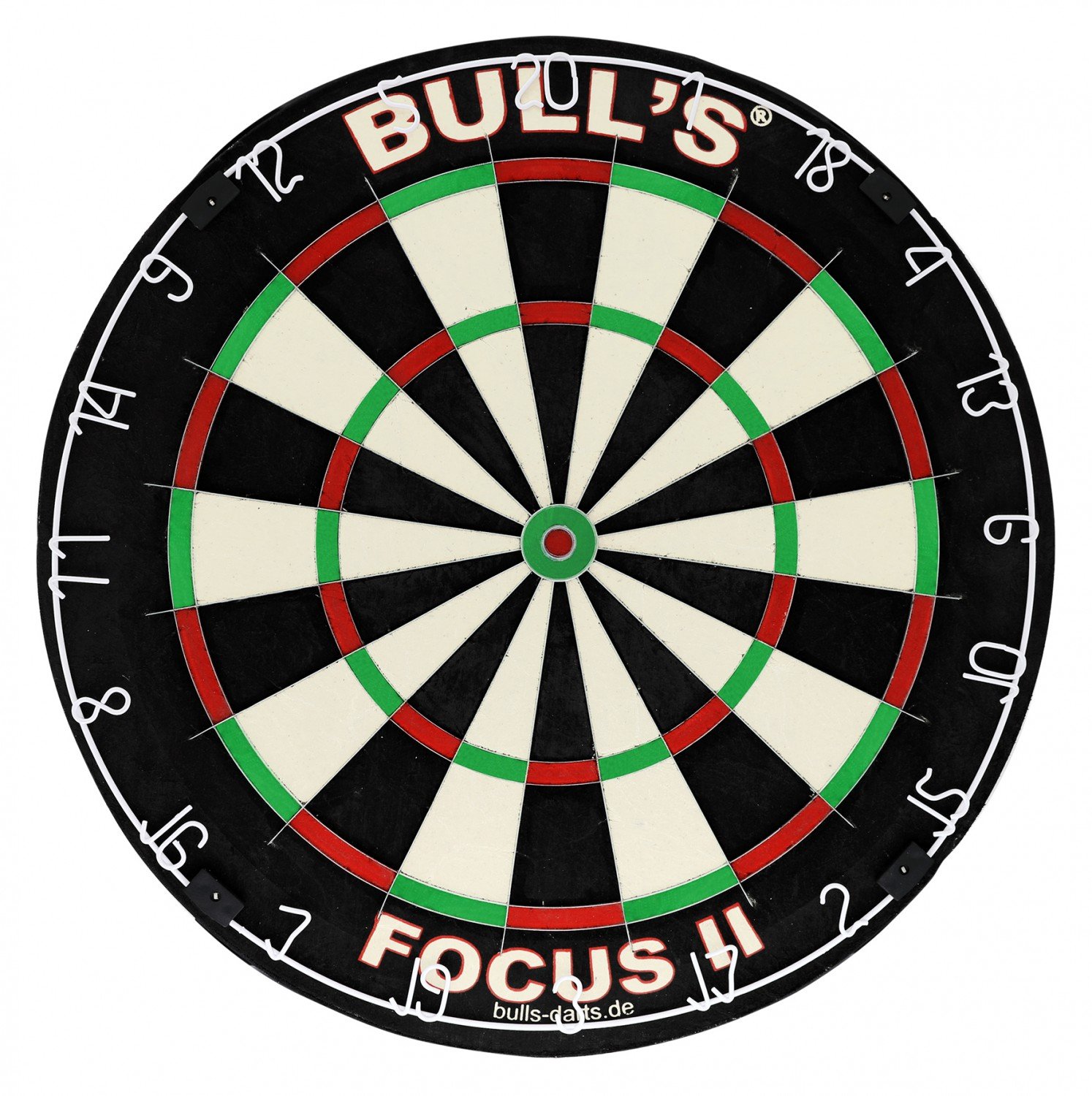 Bulls Unisex Adult Focus Bristle Dartboard - Multicoloured, Medium