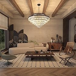 GMlixin Crystal Chandelier 7-Tier Luxury Pendant