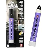 Sakura Solid Paint Markers, Black, 1 Pack | Permanent Pens for Wood, Glass, and Window, Marks Any Surface at Any Angle, Waterproof, Fast Drying &amp; Non-Toxic