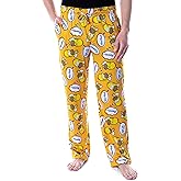 The Simpsons Men's Homer Simpson Bubble Thoughts Adult Loungewear Sleep Pajama Pants