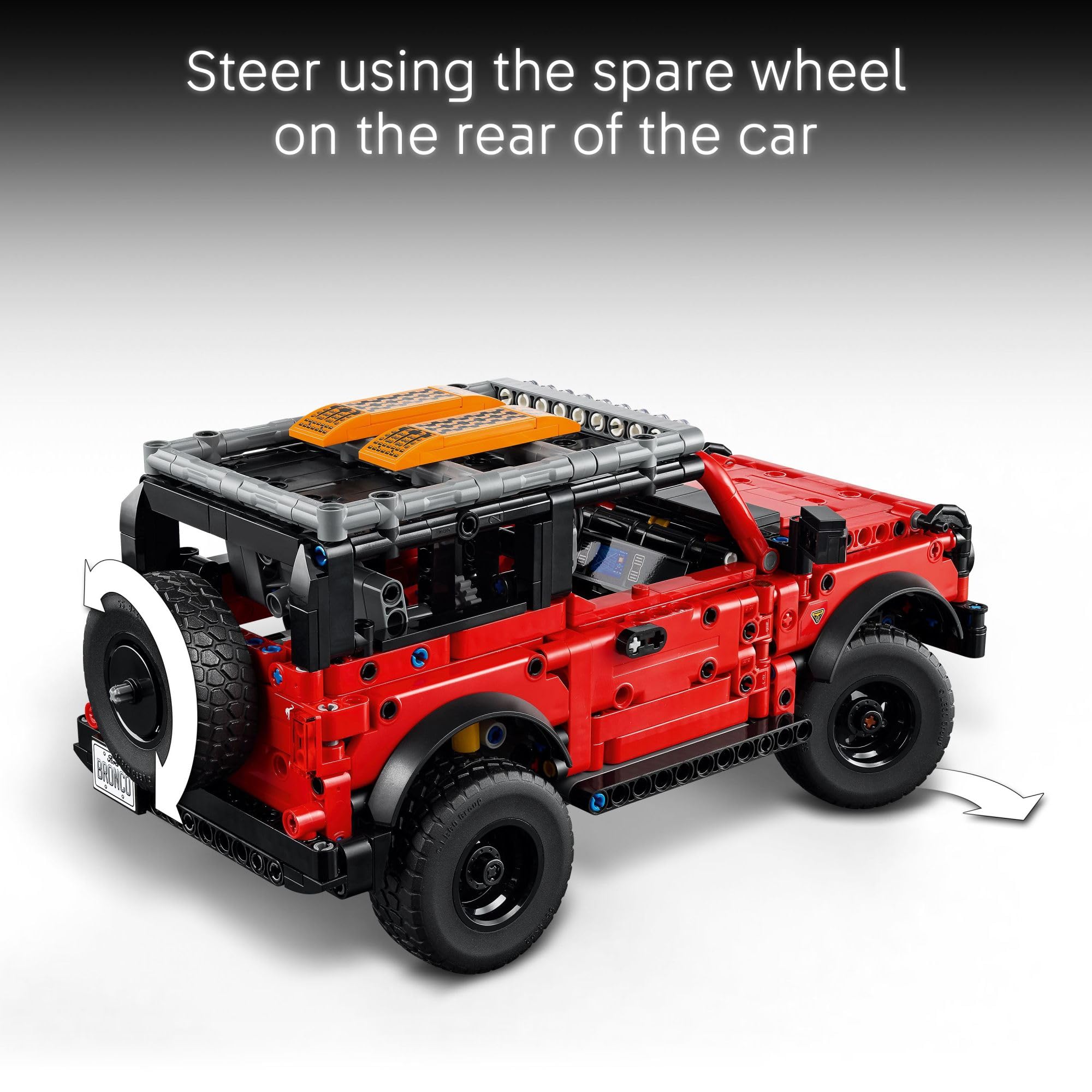 LEGO Technic Ford Bronco Coche de juguete para niños - Juguete de construcción para niños y niñas, a partir de 10 años - Kit de modelo y juguete de coche - Es un fantástico regalo de cumpleaños para niños - Adornos y detalles auténticos de Ford Bronco - 42213