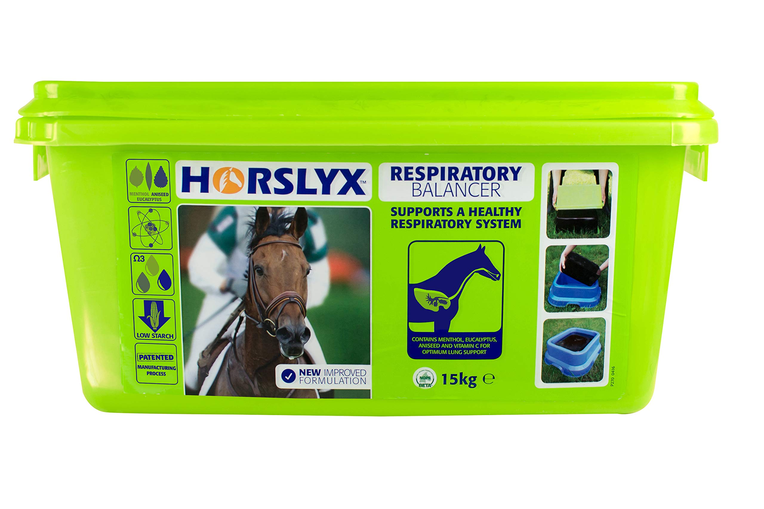 Horslyx Unisex's CTH0030 Respiratory Balancer Lick, Clear, 15 kg