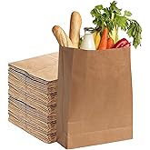 57 Lb Kraft Brown Paper Bags- Pack of 25ct