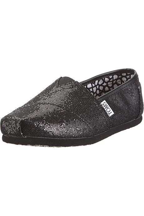 toms black sequin shoes