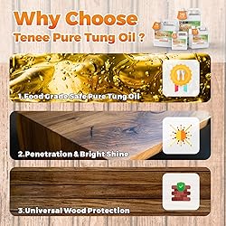Tenee 9 Fl Oz, 2 Pack Pure Tung Oil – Your Wood