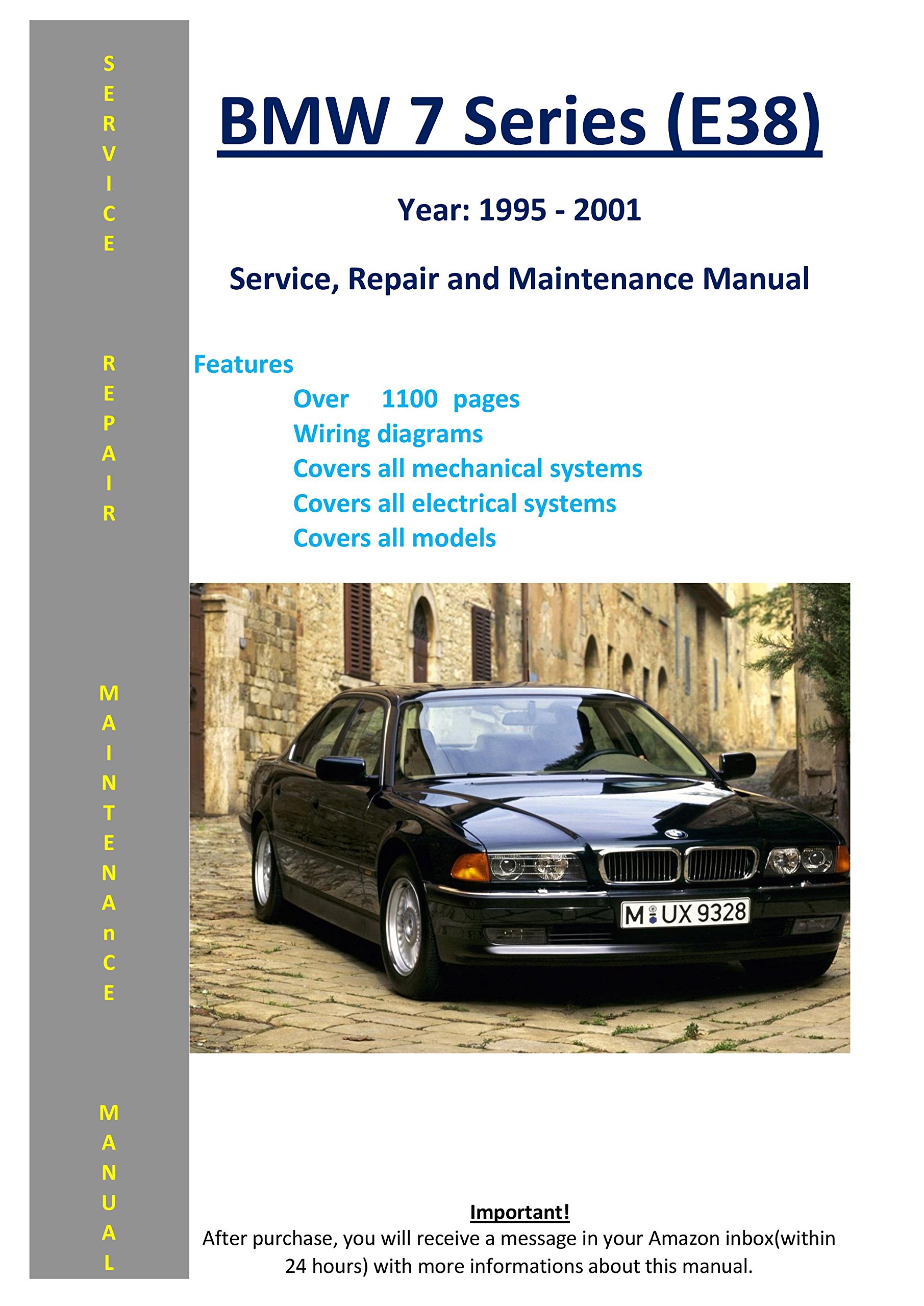 BMW 7 Series - E38 - From 1995 - 2001 Service Repair Maintenance Manual Map  – 2004