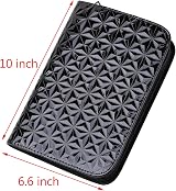 PERFEHAIR Large PU Leather Hair Stylist Scissors Holder Pouch Case Barber Tool view 3