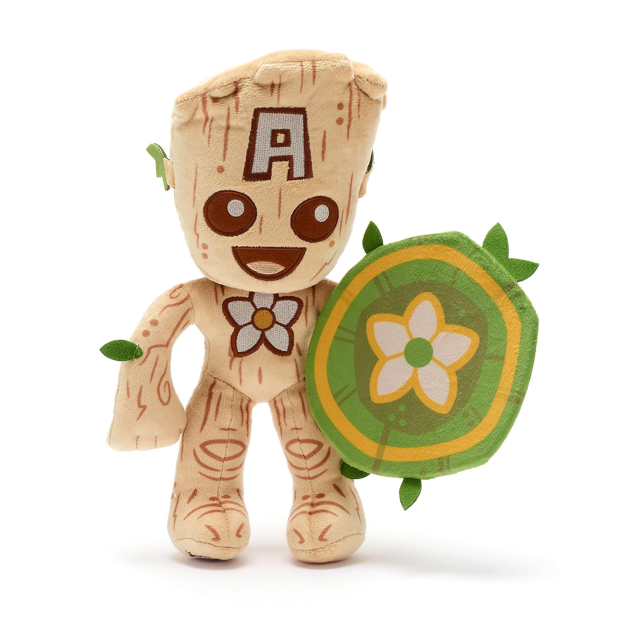 Disney Store Official Groot Small Soft Toy, Guardians of the Galaxy, 30cm/12”, Plush Stuffed Marvel Hero Features Detailed Sculpturing and Printed Details
