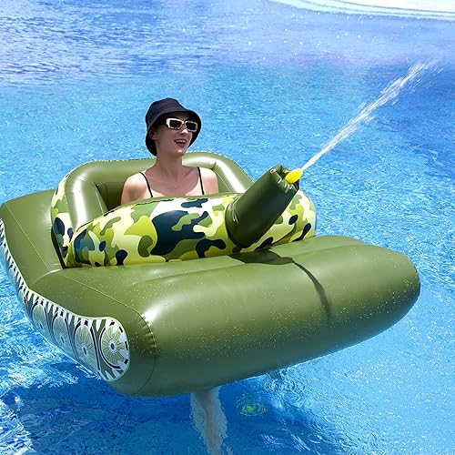 Float Joy Tank Inflatable Pool Float Inflatable Tank Battle Rafts