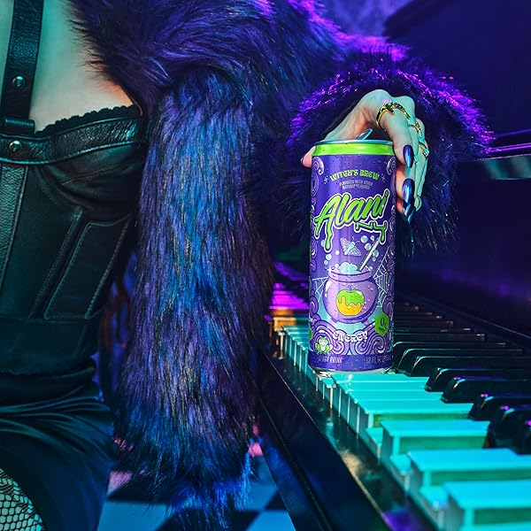 ALANI NU WITCH’S BREW SUGAR FREE, LOW CALORIE ENERGY DRINKS, 200MG CAFFEINE, ANTIOXIDANTS, BIOTIN B VITAMINS, ZERO SUGAR, 15 CALORIES OR LESS, 12 FL OZ CANS (12 PACK)