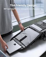 tomtoc Travel Backpack 28L TSA Friendly 16-Inch Laptop Carry On 45x36x20 view 5