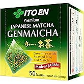 ITO EN Oi Ocha Premium Japanese Matcha Genmaicha Green Tea - Tea Bags, 50 Count (Pack of 1)