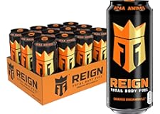 Reign Total Body Fuel, Orange Dreamsicle, Fitness & Performance Drink, 16 Fl Oz (Pack of 12)