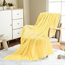 Vessia Flannel Fleece Throw Blanket, 300GSM Cozy