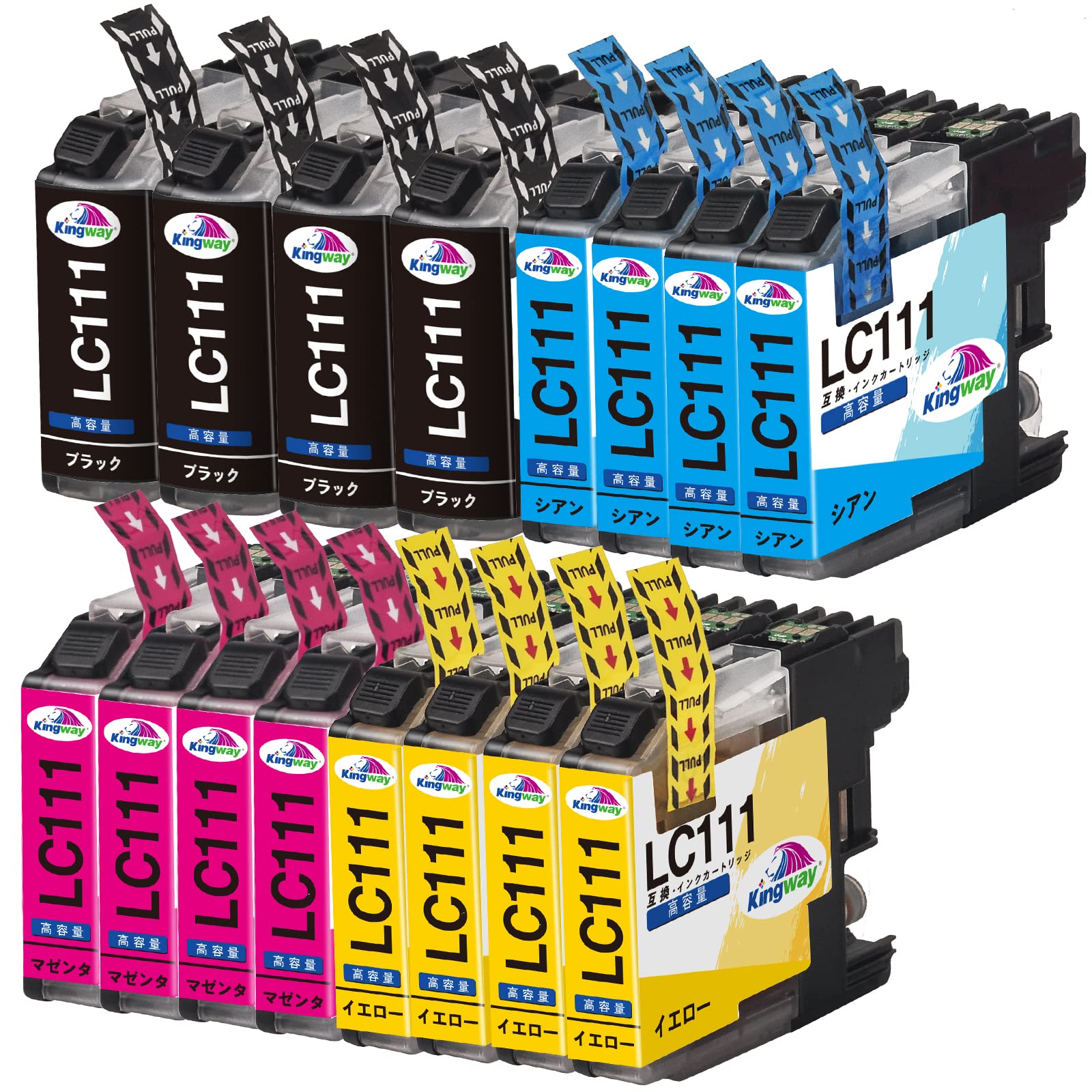 ブラザー LC111 互換インクカートリッジ 大容量の商品画像