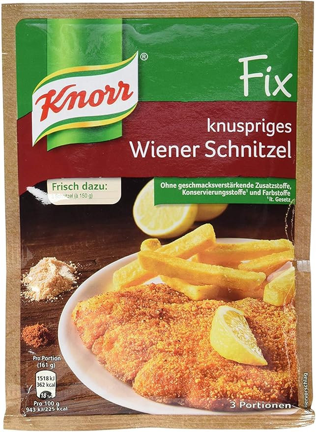 Knorr Fix For Wiener Schnitzel Sauce Mix (1 pc) 100 g Amazon.co.uk