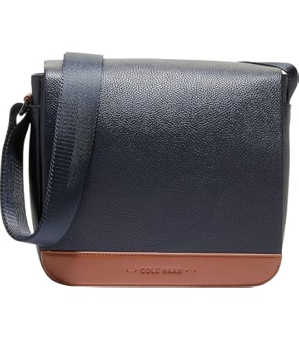 Amazon.com: Cole Haan Men's Triboro Messenger, Black : Clothing
