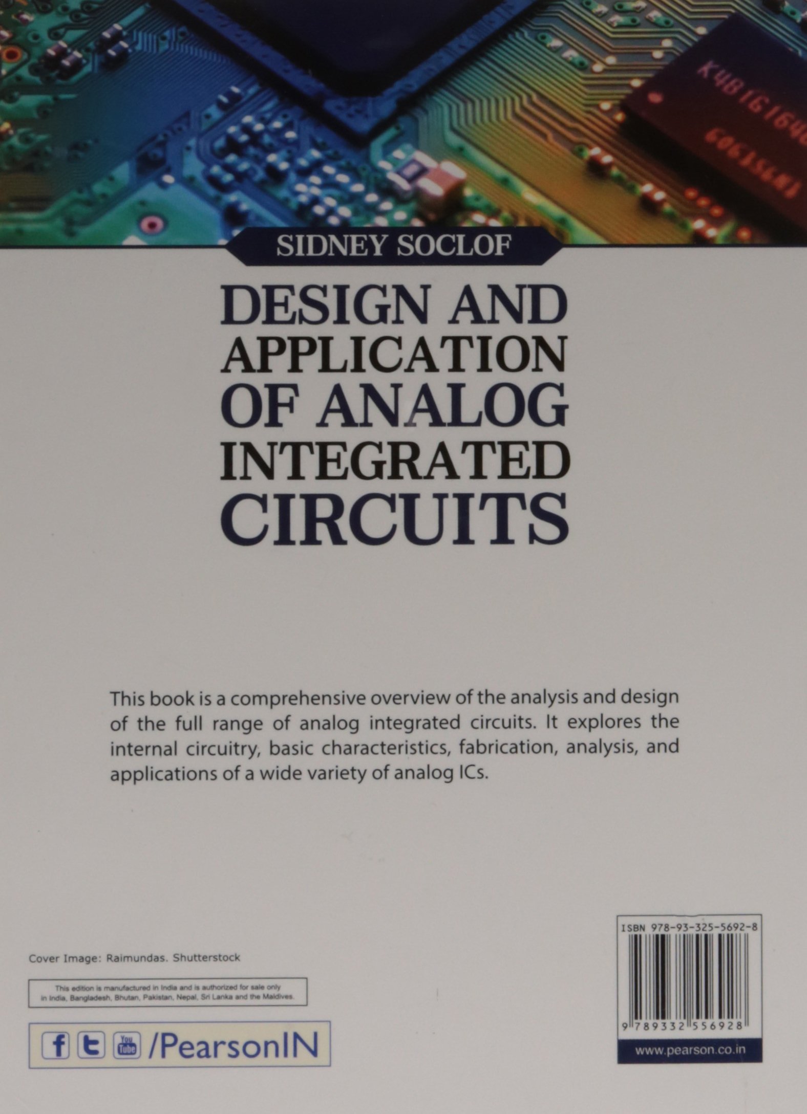 DESIGN AND APPLICATIONS OF ANALOG INTEGRATED CIRCUITS SOCLOF PDF