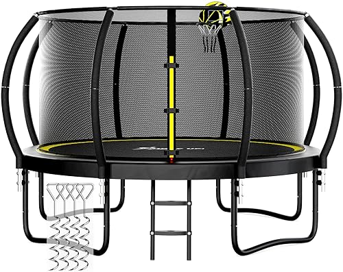Giddy Up Trampoline Outdoor for Kids 8FT, 10FT, 12FT, 14FT