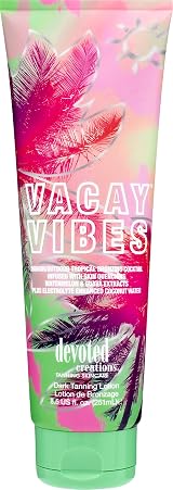 Devoted Creations Vacay Vibes Tropical Bronzing Tanning Lotion 251ml Indoor view 4