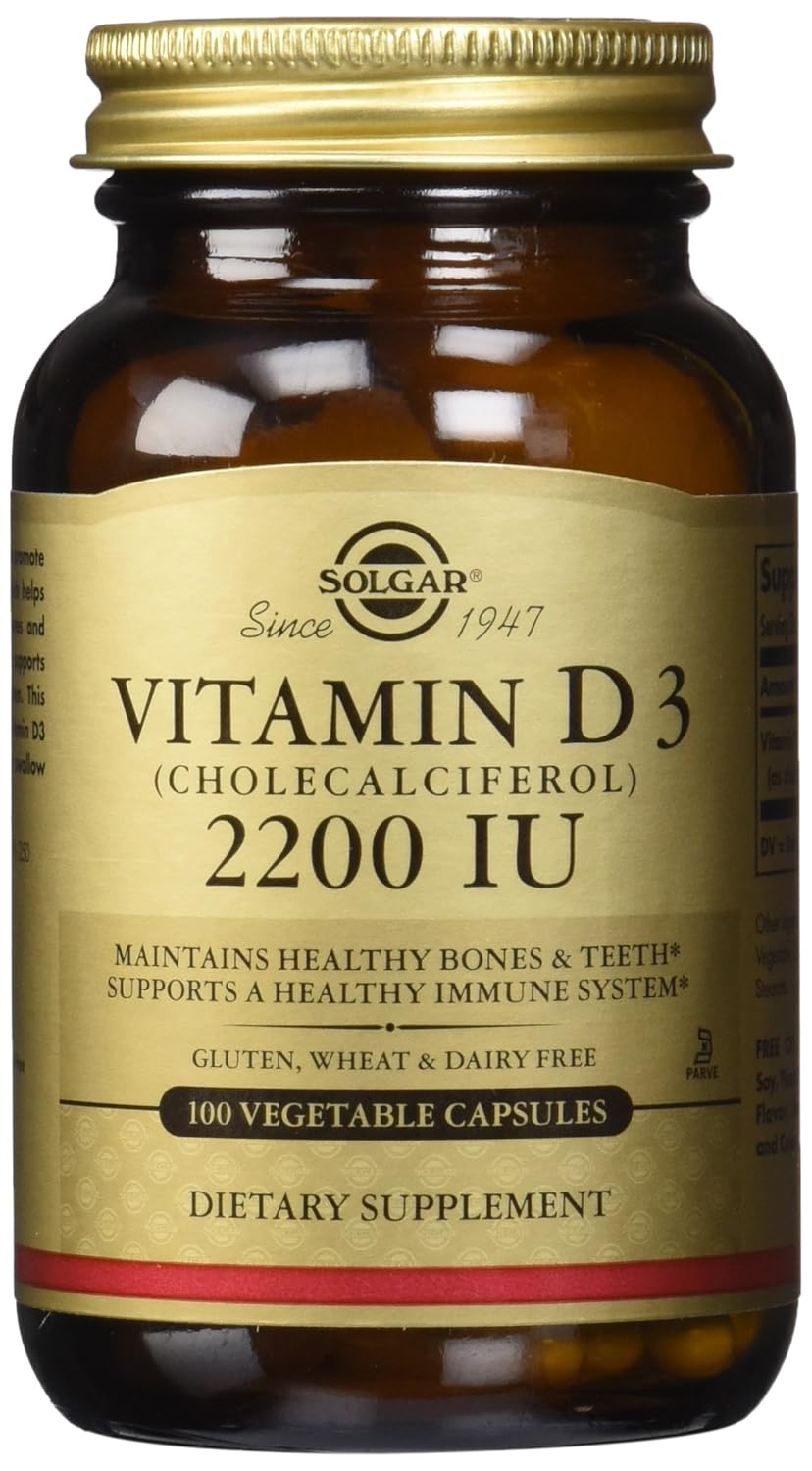 Solgar Vitamin D3 (2200) 100 Capsules eBay