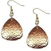 Hammered Copper Triangular Drop Earrings By John S Brana Handmade Jewelry Durable Copper Earrings