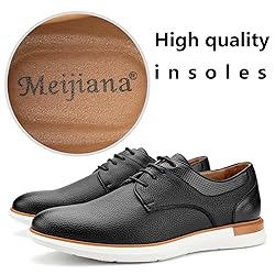 Meijiana Men Oxfords Shoes Casual Dress Shoes