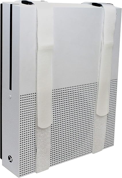 Amazon Com Humancentric Adjustable Gaming Console Wall Mount White Fits Xbox One S And X Xbox 360 Ps4 Slim Original And Pro Ps3 Nintendo Wii U Alienware Consoles And More Home Audio