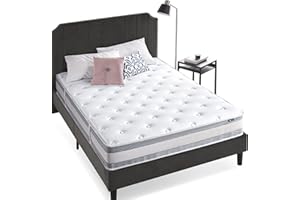 Zinus 10 Inch Green Tea Cooling Gel Memory Foam Hybrid Mattress / Pocket Innersprings for Motion Isolation, Twin