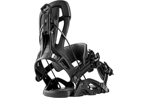 Nidecker Flow Fuse Snowboard Bindings – Speed-Entry Fusion PowerStrap & Glass-Filled Nylon Baseplate