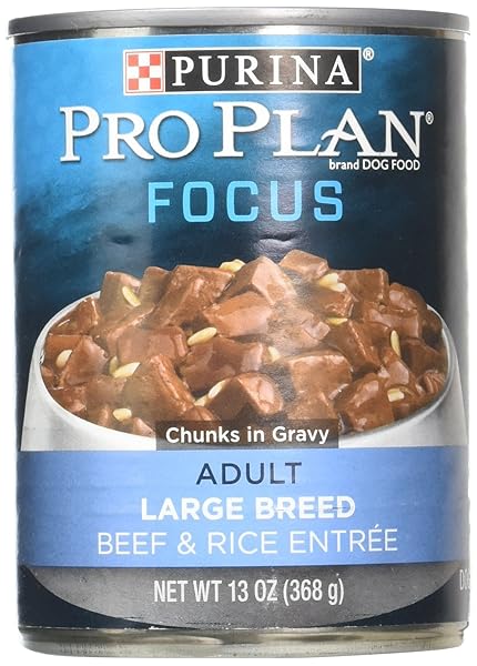 PURINA PRO PLAN CANNED ADULT LARGE BREED BEEF...