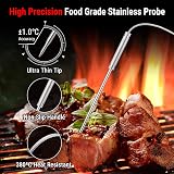 ThermoPro TP17H Digital Meat Thermometer with 4 Probes, Backlit view 3