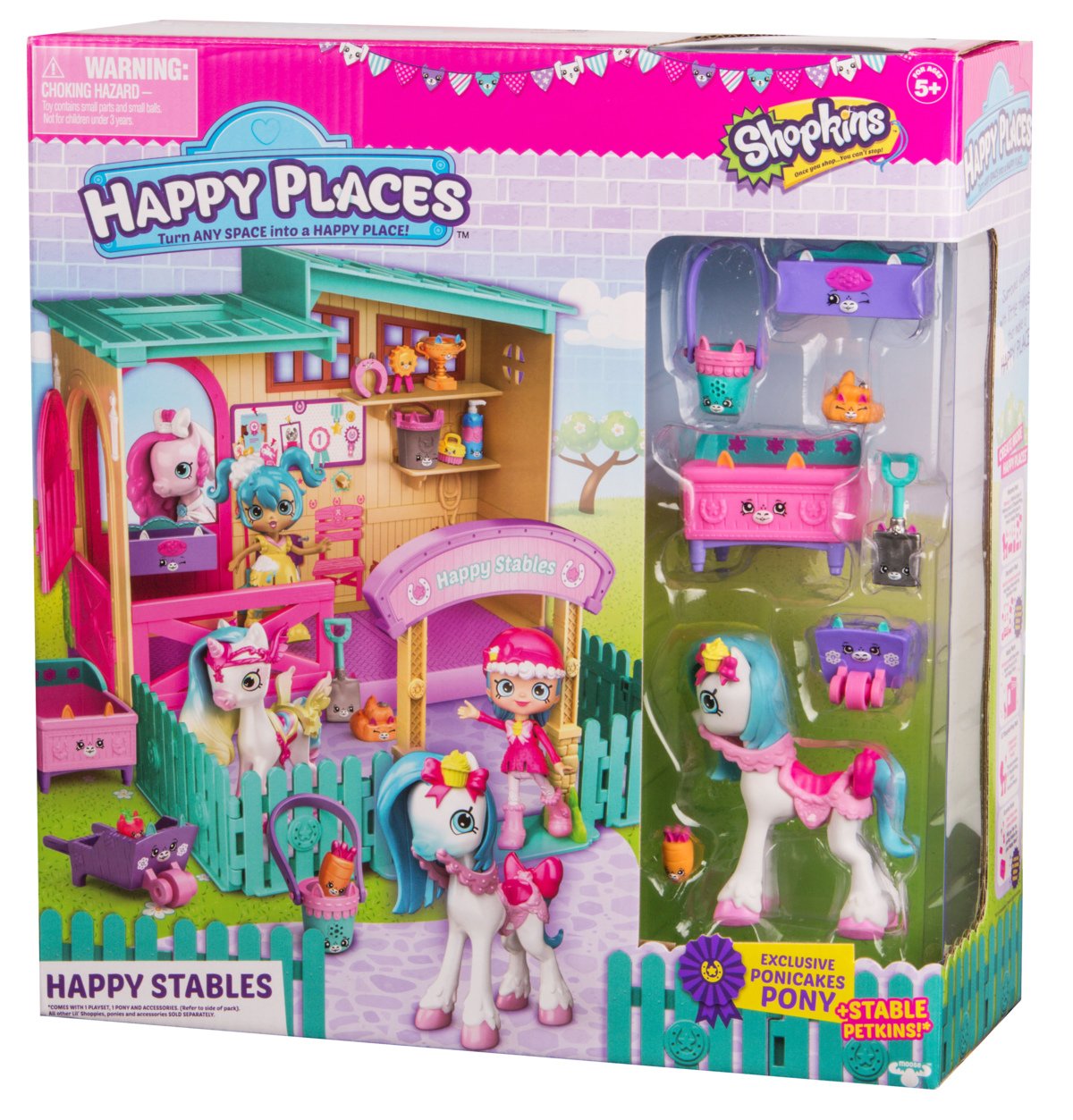 Happy Places Shopkins Happy Stables Playset