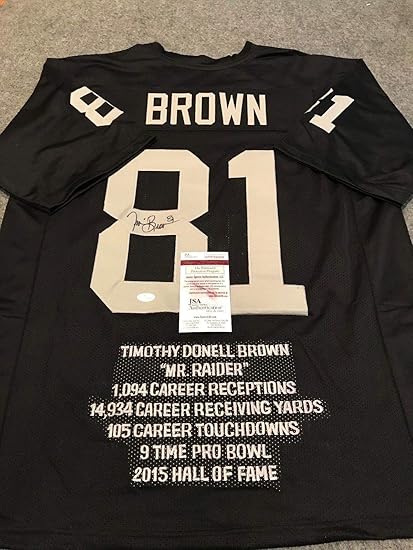 raiders jersey tim brown