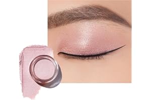 Oulac Nude Pearl Cream Eyeshadow also for Highlighter Shimmer Eye Shadow Waterproof&Long Lasting with Moisturizing Formula Blendable Shimmer Eye Make-up,Vegan & Cruelty-Free,6g, P03
