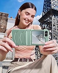 Vizvera for Samsung Galaxy Z Flip 6 Case with Hinge