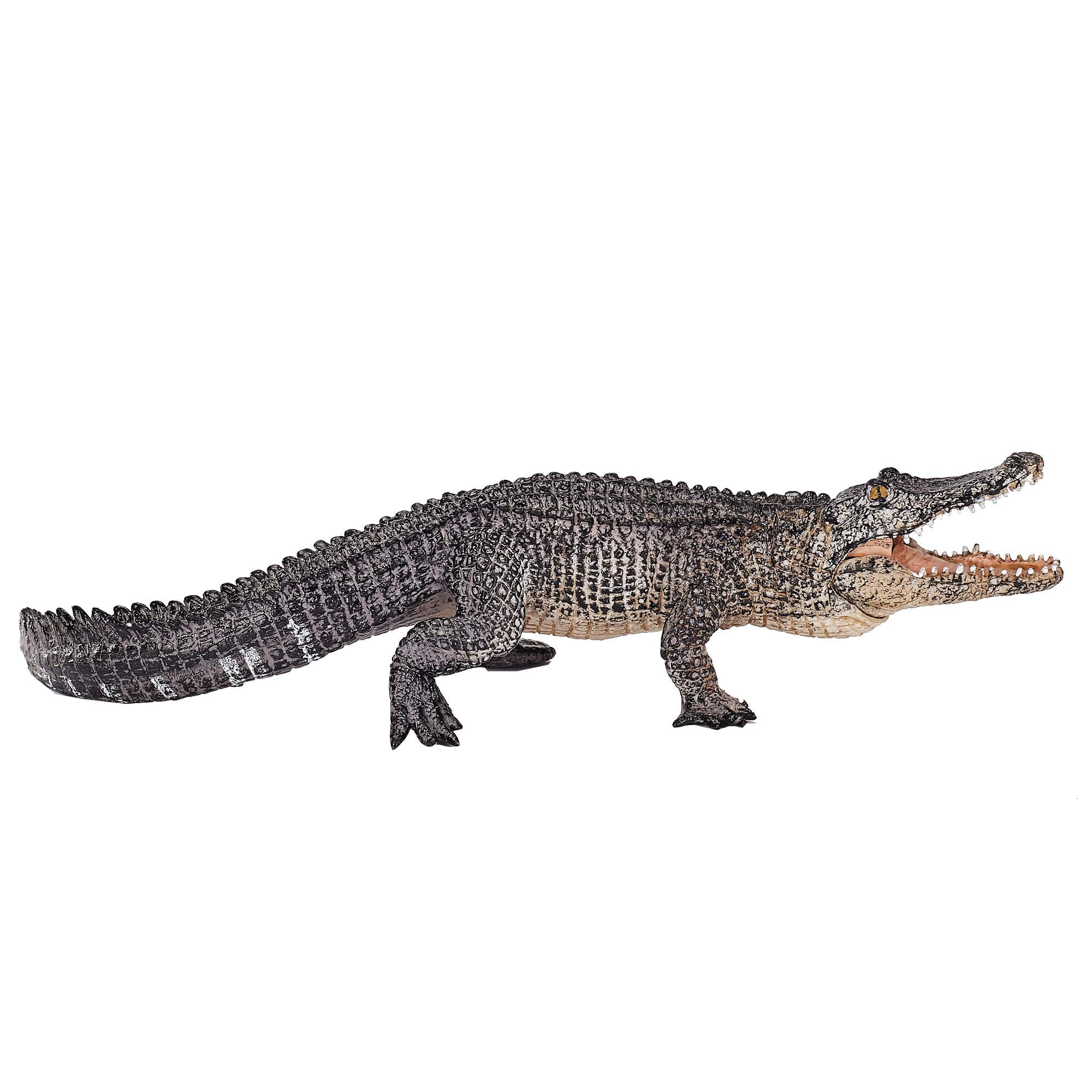 MOJO - Alligator | Moving Jaw Feature | Hand-Painted Toy Figure | Wildlife Collection | True to Life & Highly Detailed | Designed in UK