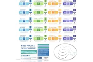 Spectabilis Suture Practice Thread and Needles for Medical Students Training Only (40 Mixed)