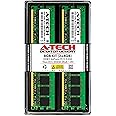 A-Tech 8GB (2x4GB) DDR2 667MHz UDIMM PC2-5300 CL5 2Rx8 1.8V DIMM Non-ECC Unbuffered Desktop RAM Memory Modules