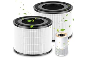 WILERDA AP-S0610L Replacement Filter Compatible with MOOKA AP-S0610L Air Puri-fier, Efficient Air Filter, 3-Stage Filtration System, 2 Pack