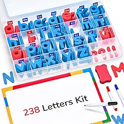 Gamenote Classroom Magnetic Letters Kit 238 Pcs