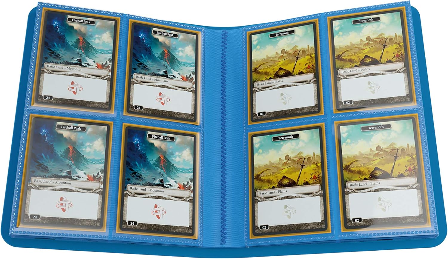 Gamegenic Casual Album 8-Pocket, Blue, Holds up to 160 cards - Image 5