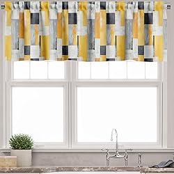 Ambesonne Abstract Window Valance, Contemporary