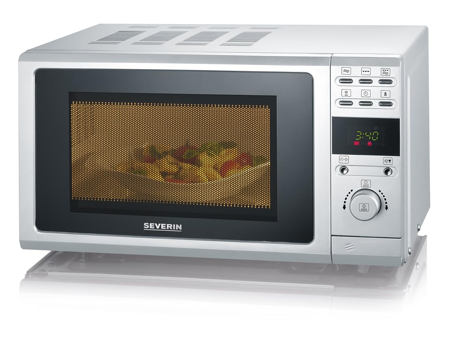 Severin MW 7854 Microondas con Grill, 700 W, 20 litros, Plata ...