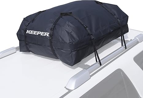 KEEPER 07204 Black Premium Waterproof Cargo Bag (15 Cubic Feet)