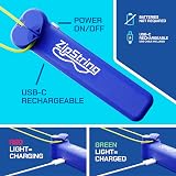ZipString Rope Launcher Blue - Outdoor Toy Fidget String Launcher view 7