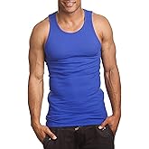 Mens Camo Muscle Tank Top Gym Work Out Super Thick 3 Pack